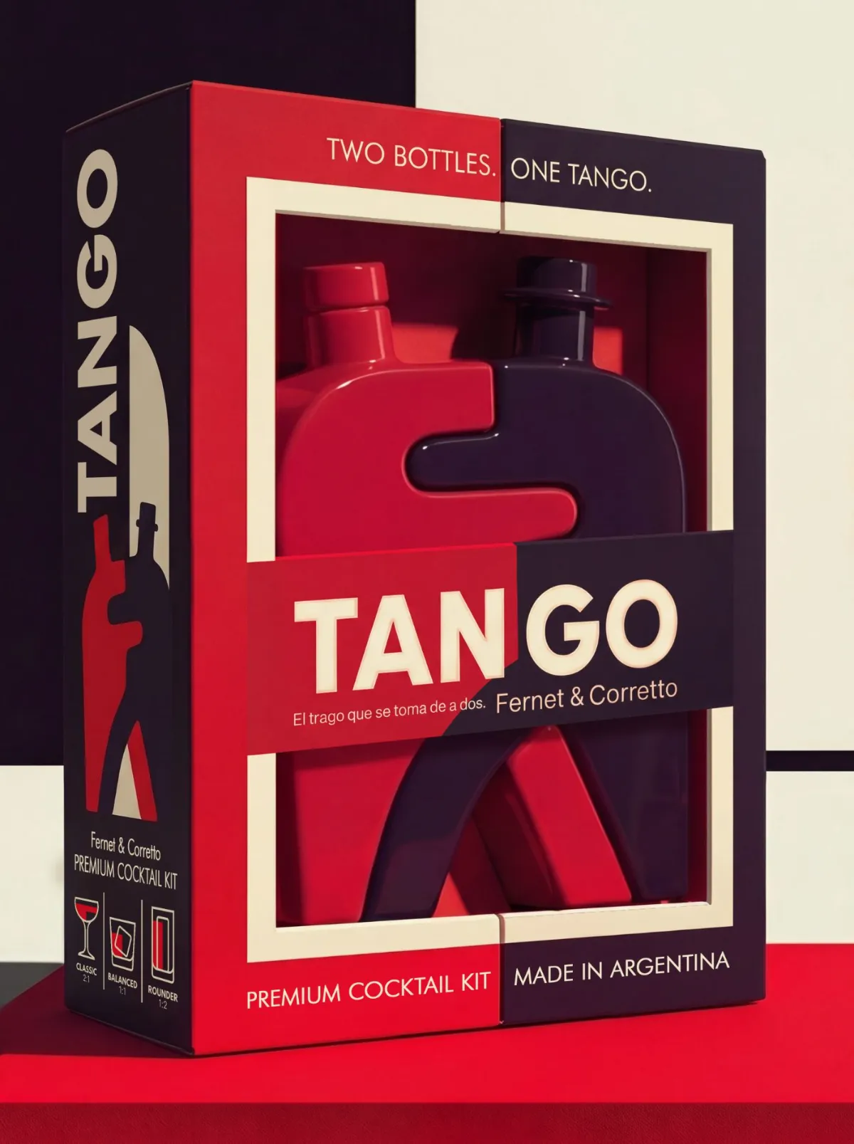 The TANGO cocktail kit box